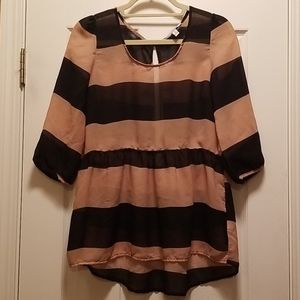 Pretty sheer 100% poly top!